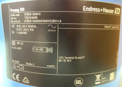 NEW Endress+Hauser 5P3B50-AAIBAAAFADAA1S2BA1+LA