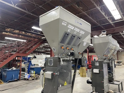 2,500 LB/HR 3 Components AEC Gravimetric Blender