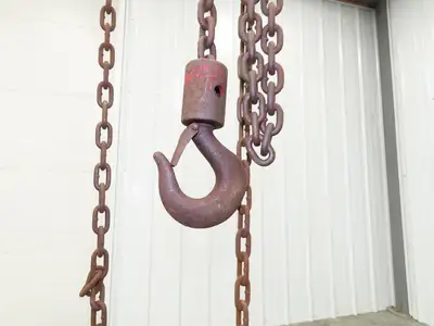 CM Cyclone Series 646 1-1/2 Ton 3000Lb Manual Chain Fall Hand Hoist 8' 6" Lift