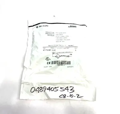 New | in-Stock ALLEN-BRADLEY INDUCTIVE PROXIMITY SENSOR 8MM SENSE, METAL FACE, THREADED BARREL Proximity Sensors | Maverick Industrial Sales #1102477
