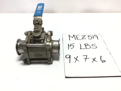 VNE 2″ 316 Stainless Sanitary Tri-clamp Ball Valve NPT