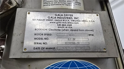 USED GALA INDUSTRIES 8.2-BF