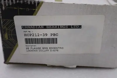 NEW PEER HCP212-39 DURA-ROLL PILLOW BLOCK BEARING  2-7/16" STOCK 811D