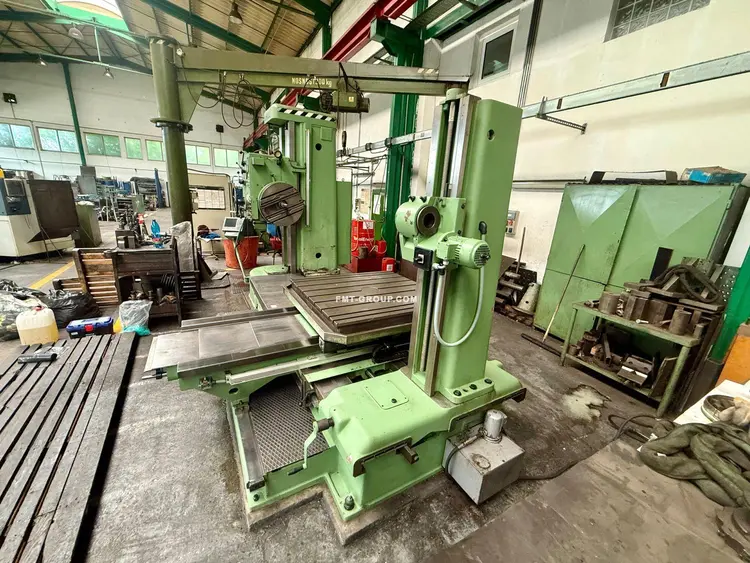 Used TOS W 100 A DIGITAL Horizontal Table Type Boring Mills | F.M.T. Group s.r.o. #1252833