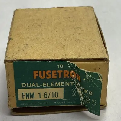 New | in-Stock COOPER BUSSMANN FNM-6/10 Miscellaneous Equipment (Electrical & Power) | Surplus Asset Holdings #1189926