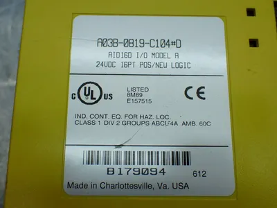 Used FANUC A03B0819C104 PLC Input & Output Ohio US | HGR 24 #885660