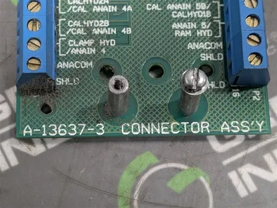 Barber Colman A-13637-3 Connector Board MACO 4000 33-1568-3 Used