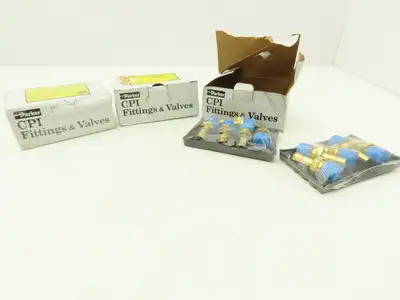 Parker 8-8T2HF-B CPI Tube End Male Adapter 1/2" Tube 1/2" NPT Male Lot of 30
