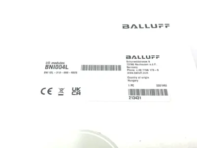 NEW BALLUFF STANDARD I/O LINK HUB