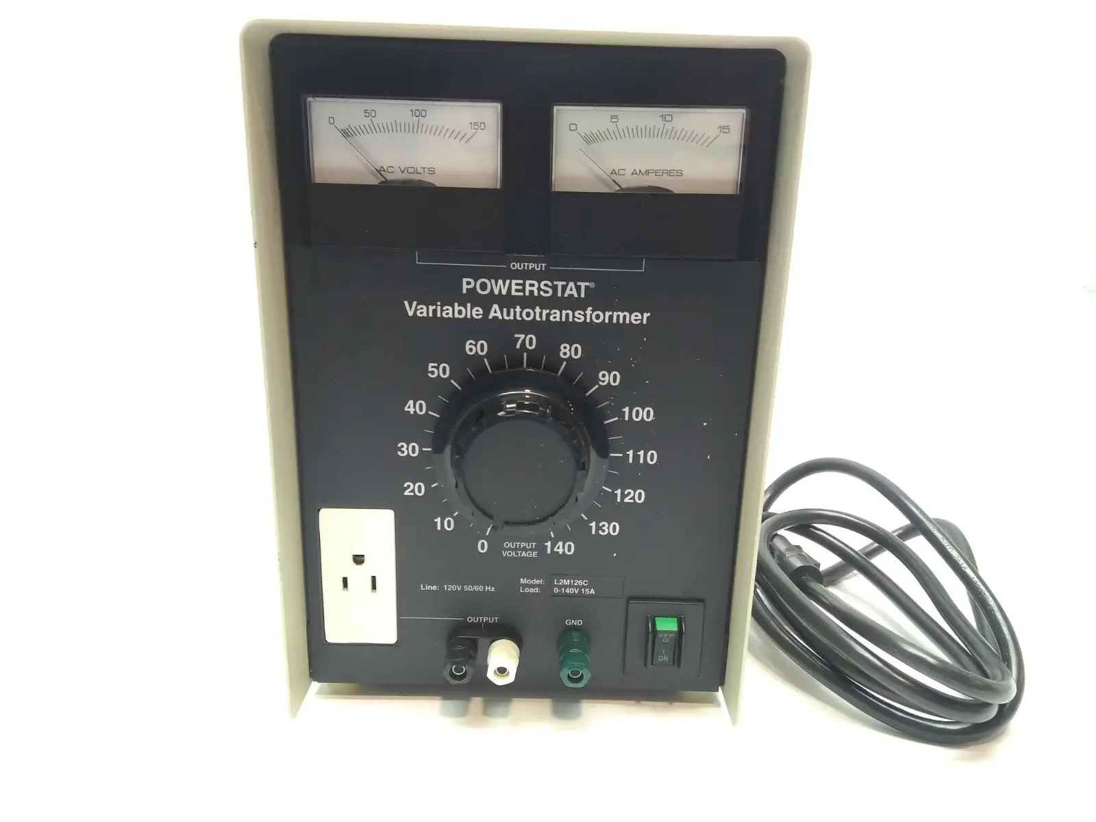 USED WERNER ELECTRIC POWERSTAT VARIABLE AUTOTRANSFORMER 1PH