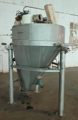 SPC8314  Bin Hopper Silo 45 cu.ft., bulk storage bin, Stainless Steel