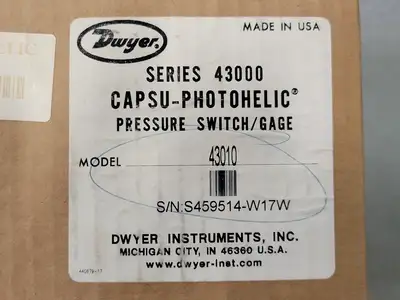 USED DWYER INSTRUMENTS 43010