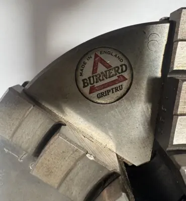 Burnerd Griptru 6.25" Dia Lathe Chuck 6 Jaw CNC