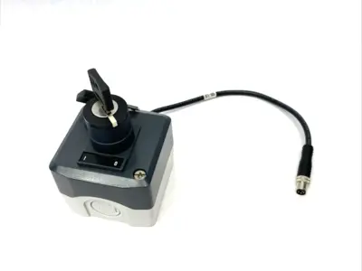 Used Knapp Switch H.M. M8 Connection, W/ Keyed Switch, Plastic Enclosure Relays & Switches Michigan US | Maverick Industrial Sales #1401309