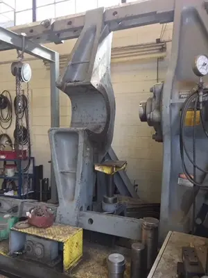 400 TON RODGERS MODEL #1F400 HYDRAULIC INCLINED FRAME HORIZONTAL WHEEL PRESS