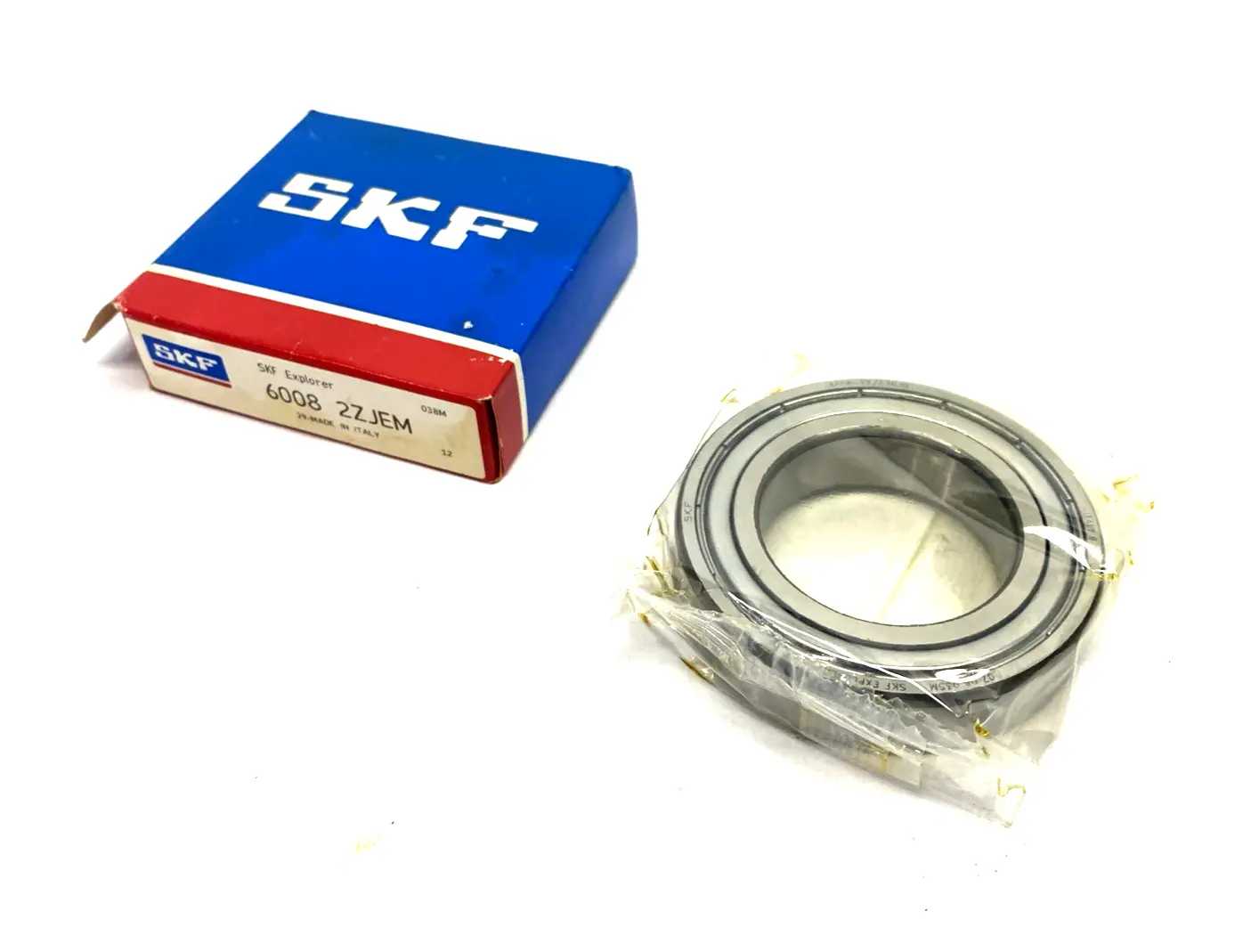 6008 2ZJEM | SKF  Deep Groove Ball Bearing 40mm Bore 68mm O.D. 15mm Wide - New