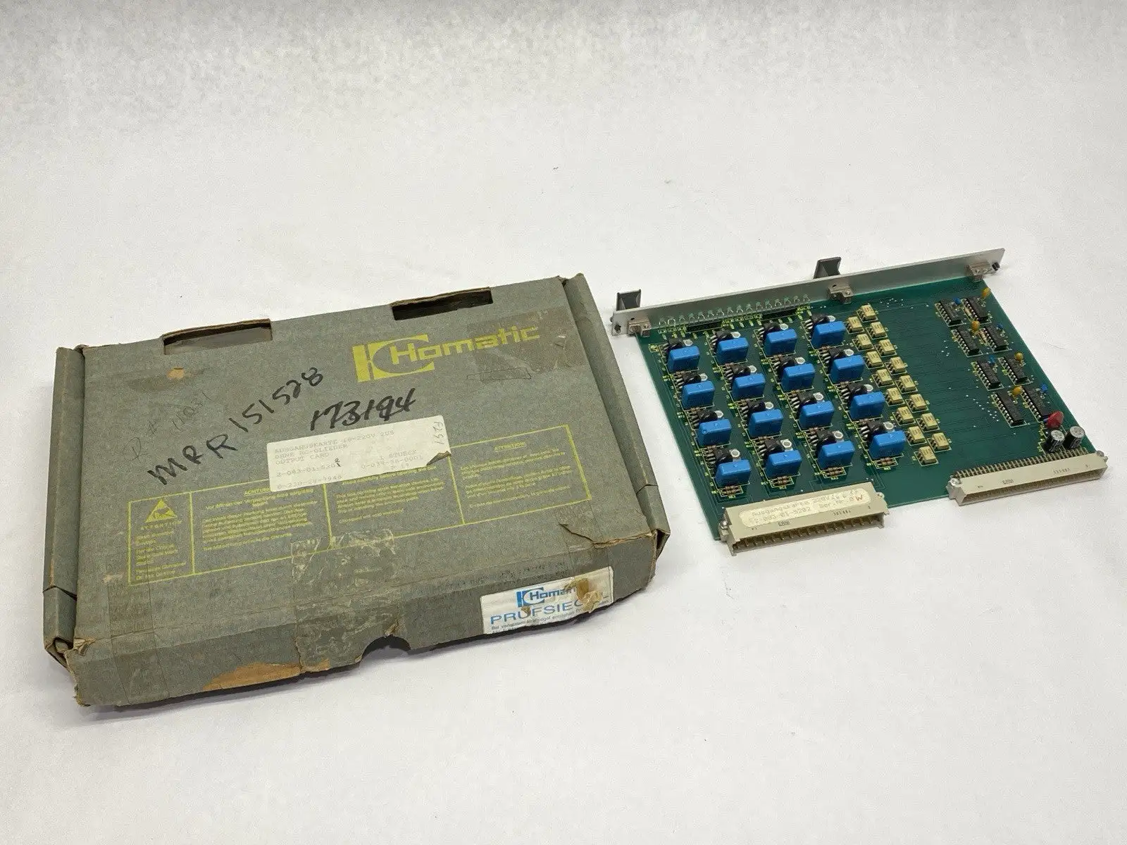 USED HOMATIC PLC OUTPUT CARD