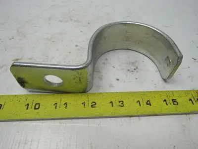 2-1/2" EMY & CONDO Single Hole Steel Strap Lot Of 10
