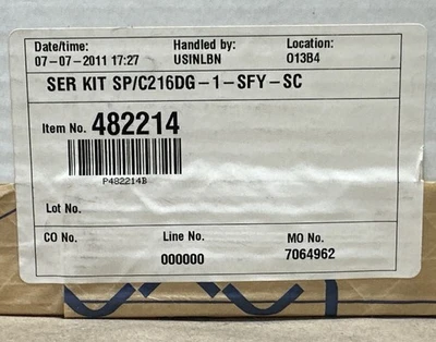 NEW Alfa Laval SP/C216DG-1-SFY-SC