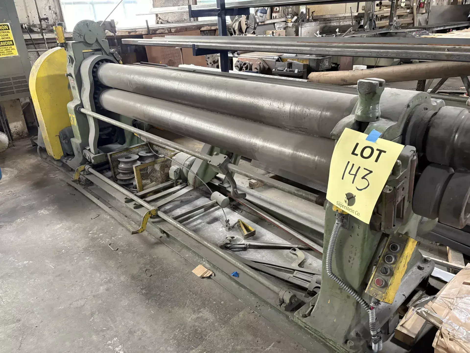 Used HENDLEY & WHITTEMORE 8-G Plate Bending Rolls including Pinch Ohio US | Mohawk Machinery #1275029