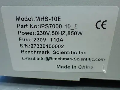 USED BENCHMARK SCIENTIFIC MHS10E