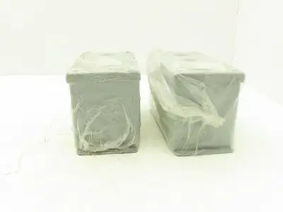 Hoffman E3PBX Pushbutton Enclosure 3-Button 8x4x5" Lot of 2