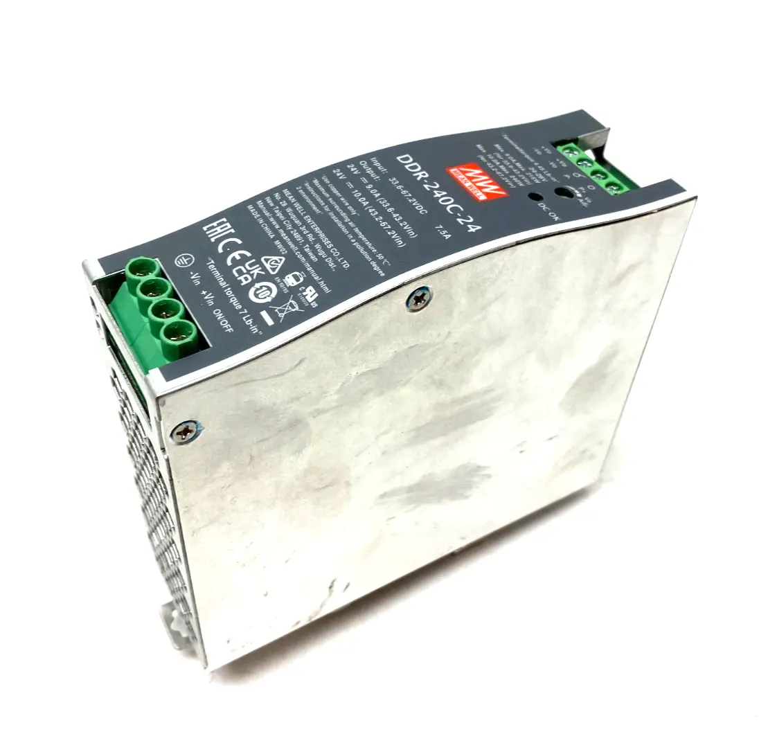 USED MEAN WELL DC-DC CONVERTER, DIN RAIL MOUNT