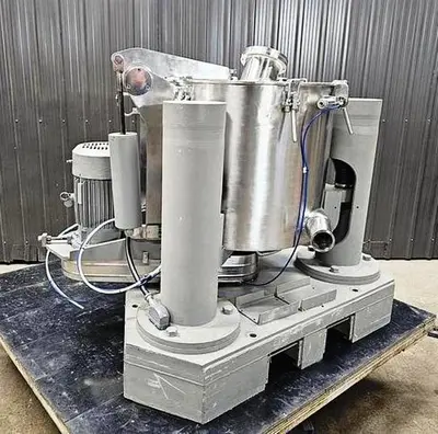 Comi-Condor ALFA/SB-IV sanitary perforate basket centrifuge, 316L SS.