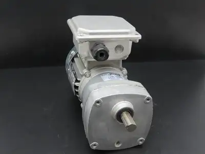 Bison 017-175-0025 Offset Parallel Gearmotor 0.08Hp 230VAC 25.2:1 Ratio 63rpm