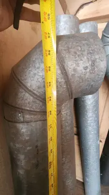Galvanized Duct Pipes and Accessories 6 1/2"