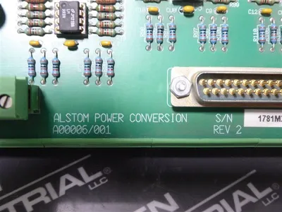 Alstom Power Conversion A00006/001 Fiber Interface Module Rev. 2 Used