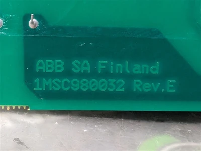 ABB PV1550211MRS050149Q Motor Protection Relay Input Board 04092015 Rev Q Used