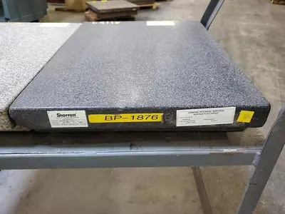 Used STARRETT _UNKNOWN_ Granite Surface Plates Pennsylvania US | Hildebrand Machinery Co. #1485888