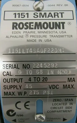 NEW ROSEMOUNT 1151LT4SA0F22DM1 PRESSURE TRANSMITTER