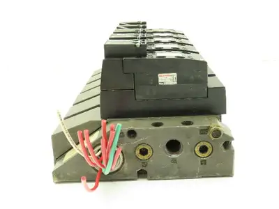 Rexroth Aventics 6-Station Manifold Pneumatic Directional Solenoid Valve Bank