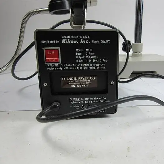 Nikon Microscope with fibre light