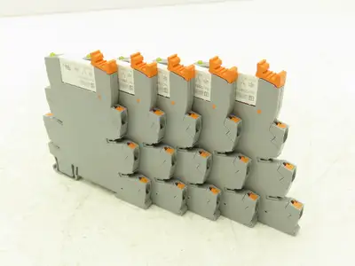 Phoenix Contact 2961105 Terminal Block Relay PLC-RPT-24DC/21 6A-250V Lot Of 5