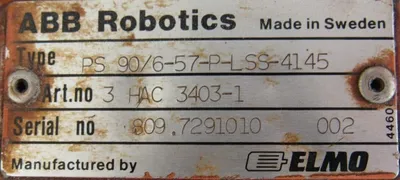 USED ABB IRB2400M WORKING ROBOT