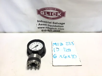 Ametek 150025X Oil Filled Pressure Gauge 4-1/2″ 1/2″ 100PSI 316 Stainless Steel