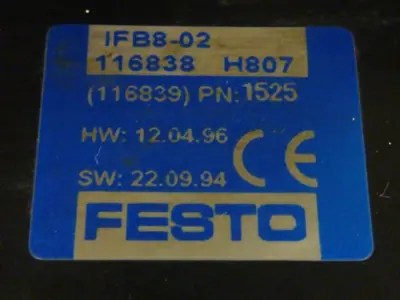 USED FESTO IFB8-02