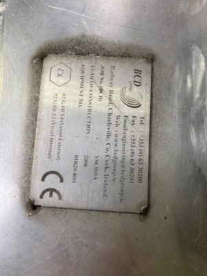 USED BCD ENGINEERING 4,000 Litre