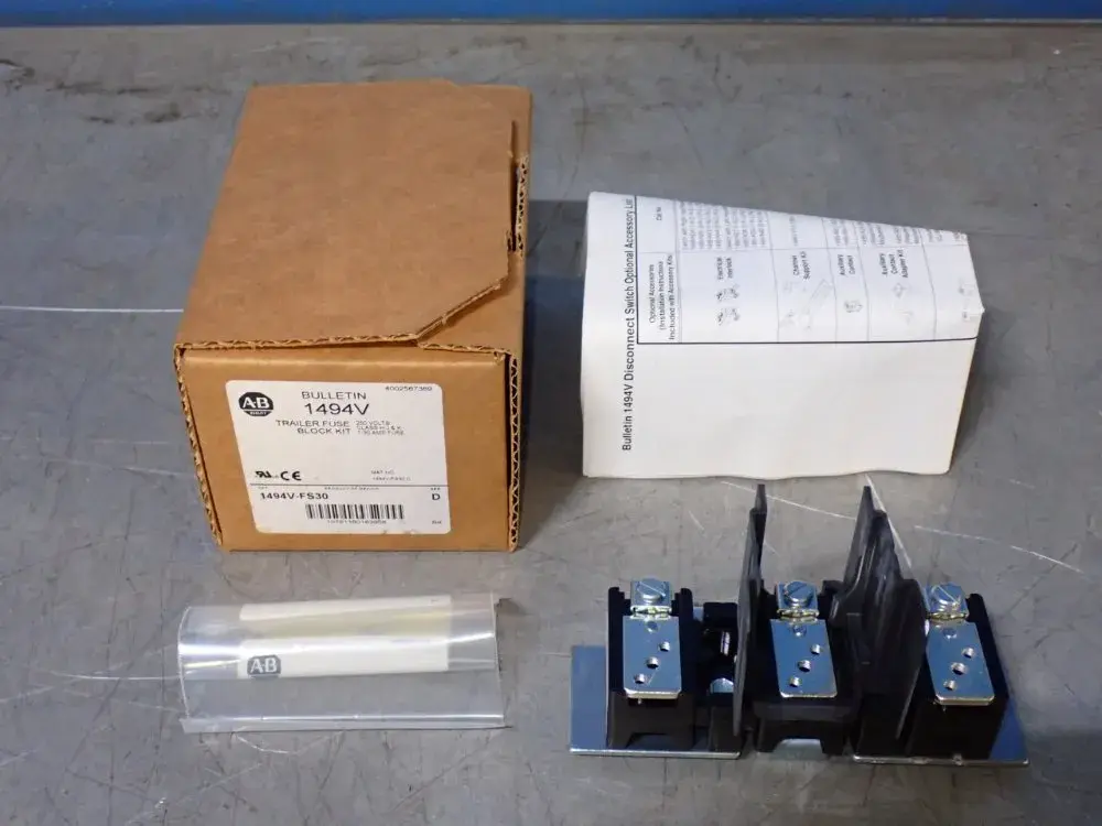 New | in-Stock ALLENBRADLEY 1494VFS30 Fuse Accessories Ohio US | HGR 24 #1181061