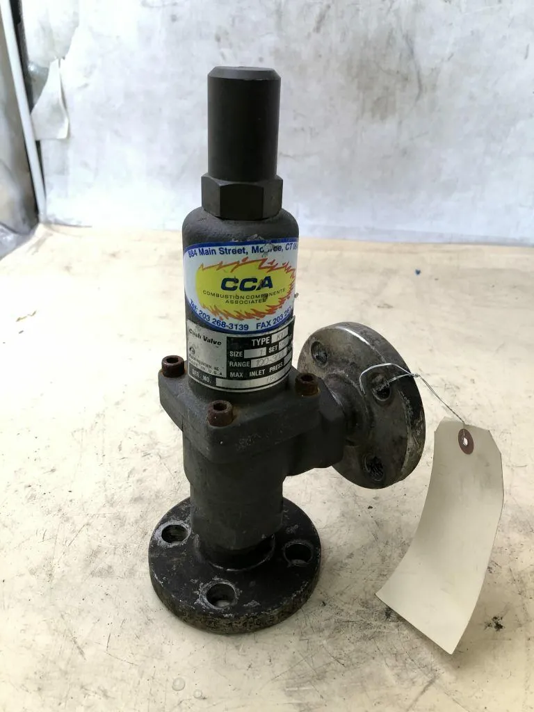 Cash Valve K10 1″ Bronze Back Pressure Relief Valve 100-300PSI Rng. 250PSI Set