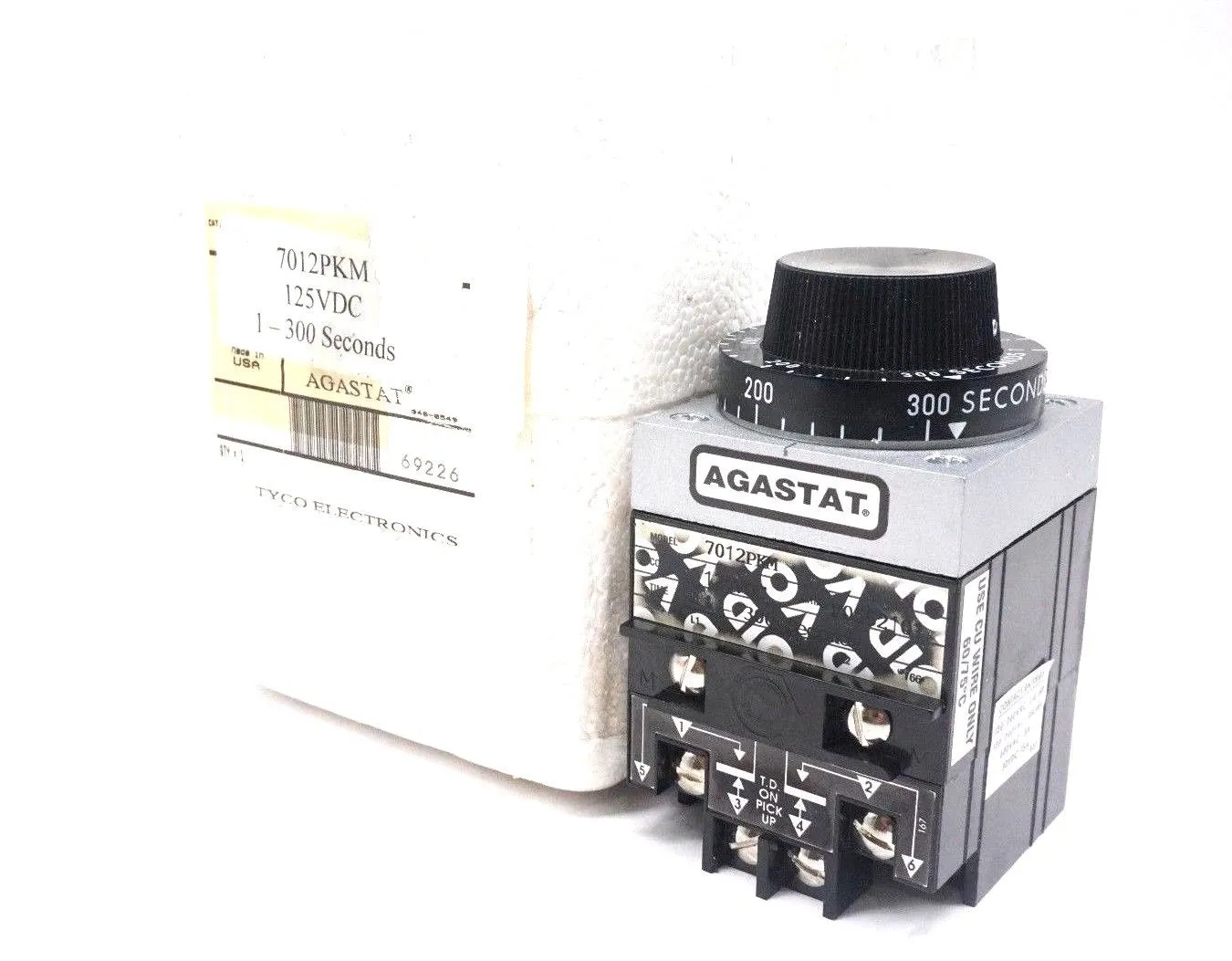 NEW TYCO AGASTAT 7012PKM 2 POLE TIMING RELAY SERIES 7000