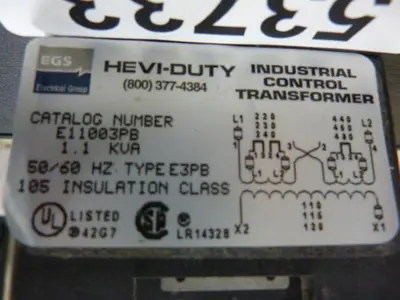 Used EGS E11003PB Transformers Michigan US | Ideal Machinery #1277077