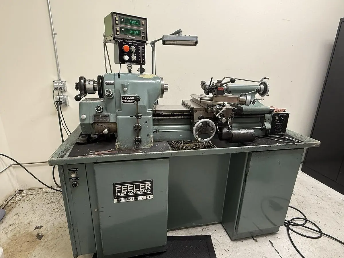 Used 1985 FEELER FTL-618E Precision Lathes Minnesota US | Source Machinery Sales #1566572