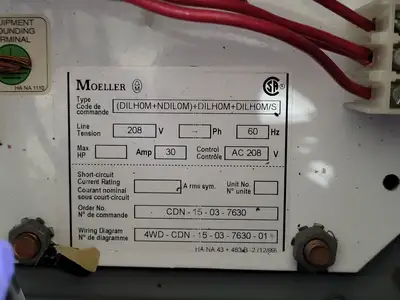 Used MOELLER DILH0M+NDIL0M Switchgears British Columbia CA | Lenmark #835818