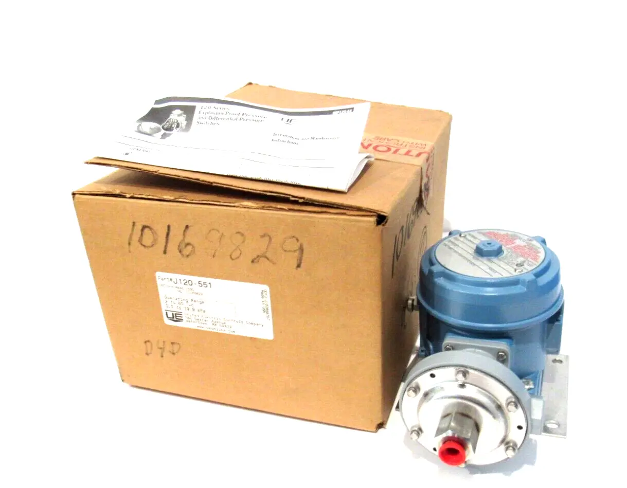NEW UNITED ELECTRIC J120-551 PRESSURE SWITCH J120551