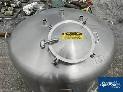 USED Cherry-Burrell 650 Gal Cherry Burrell Receiver Tank, 316 S/S, 20#