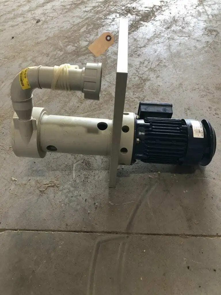 Schmid/ A/V Stubbe ETLB25-125 .9kW PP Sealless Immersion Chemical Pump 3PH 6m3/h
